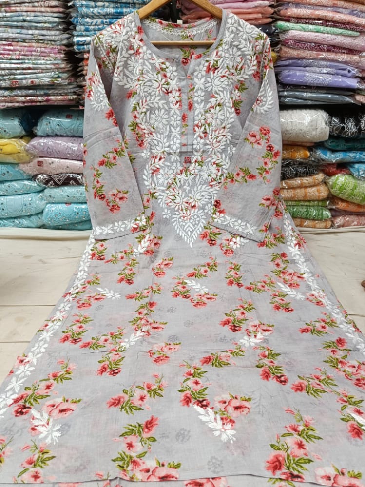 SUMMER STYLE VOL-2 SERIES 201 TO 206 BY OSSM DESIGNER WITH PRINTED COTTON  MUL MUL KURTIS ARE AVAILABLE AT WHOLESALE PRICE