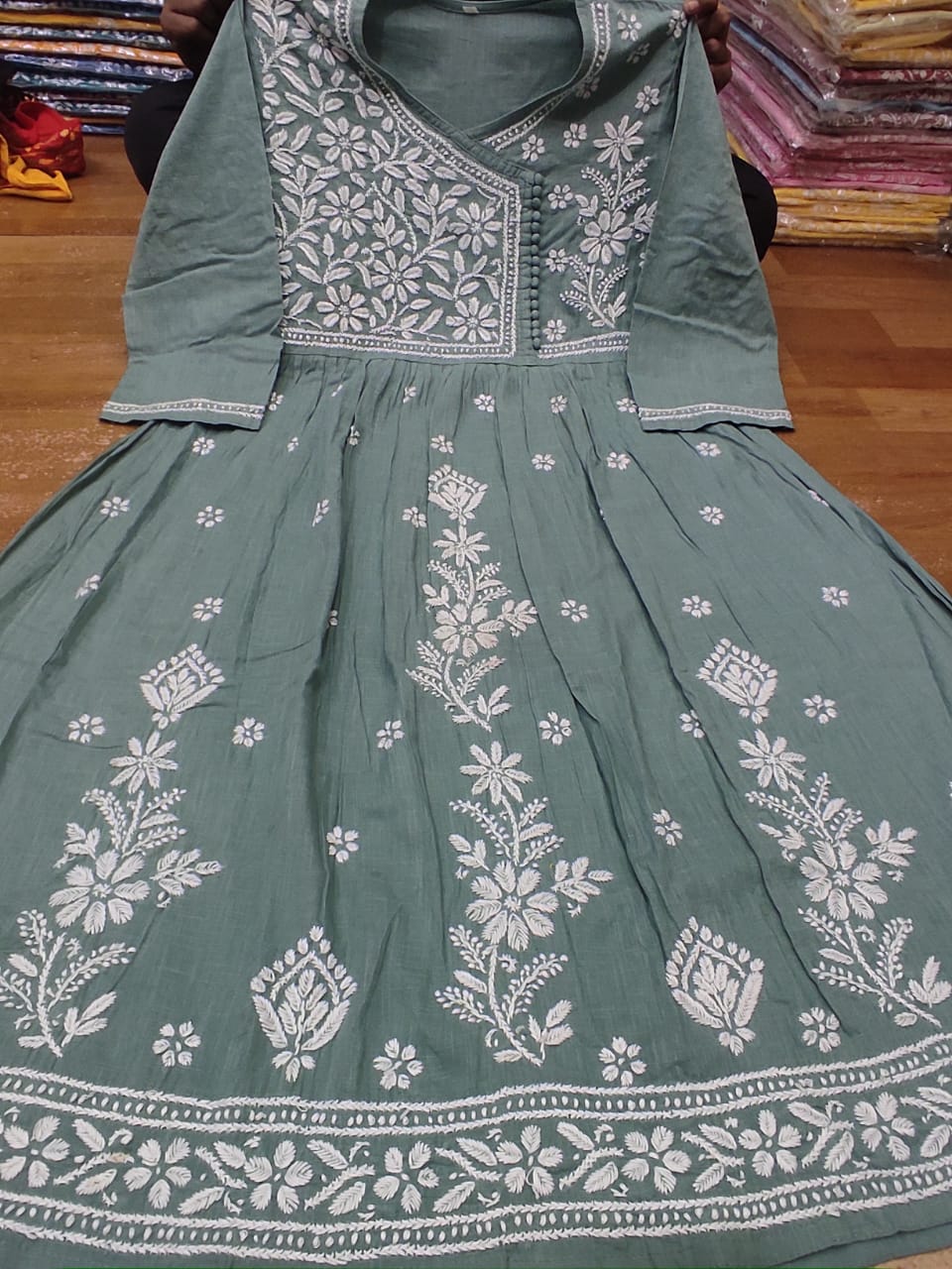 Slub Cotton Gown