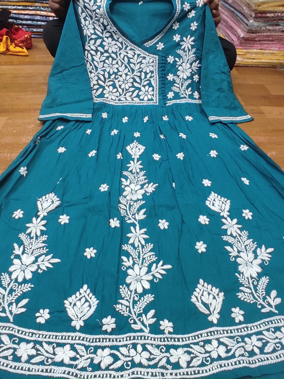 Slub Cotton Gown