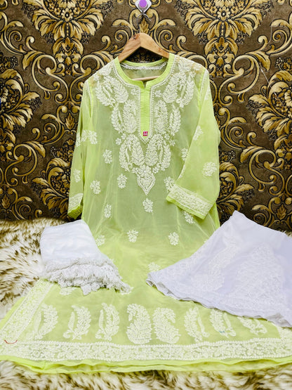 Georgette Kurti With Sharara