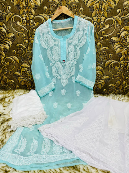 Georgette Kurti With Sharara