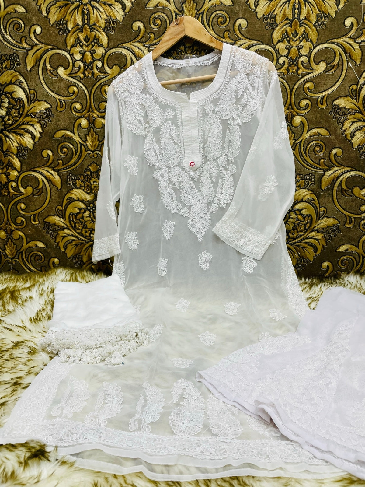 Georgette Kurti With Sharara