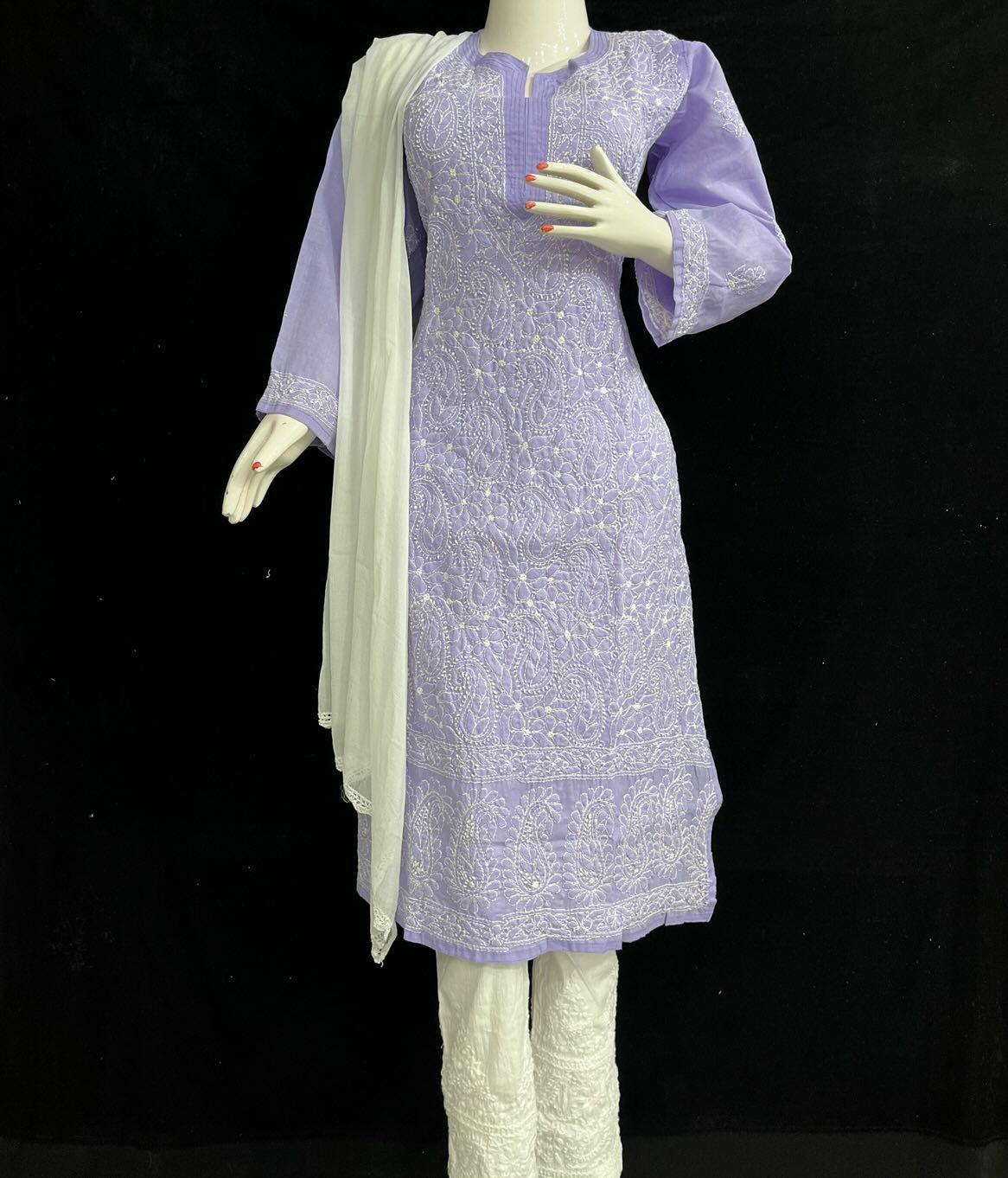 Long Kurti with Pant and Dupatta