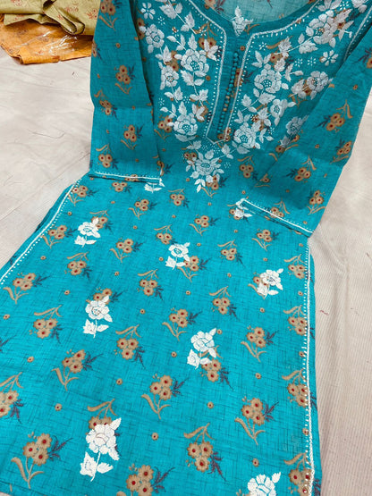 Cotton Kurti With Pant