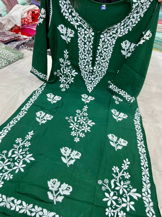 Rayon Straight Kurti