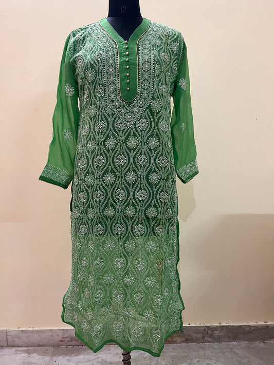 Saba Ka Jahan - Green & White