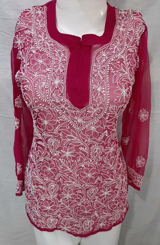 Short Georgette Kurti